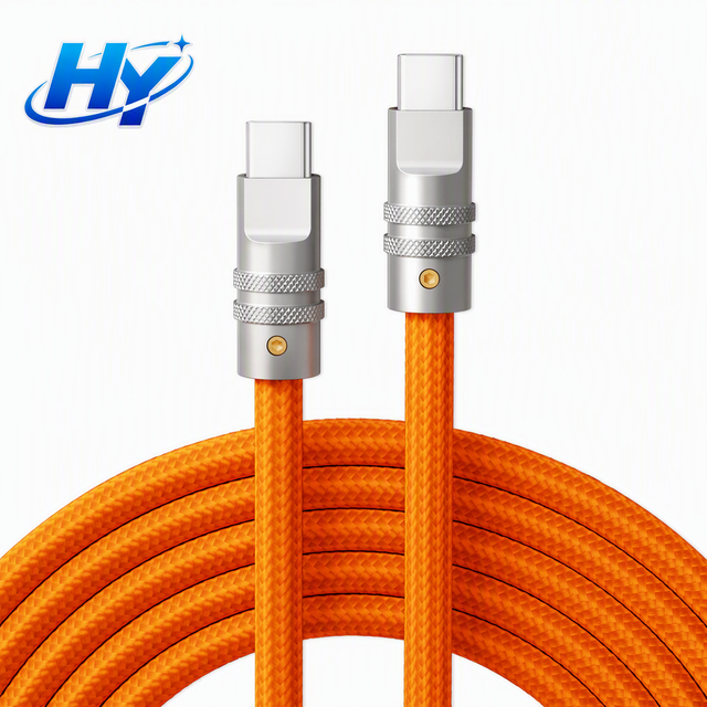 240W PD Fast Charging USB 3.1 Type-C Cable Aluminum Alloy Interface Durable Thickened Nylon Braided Pure Copper Conductor Camera