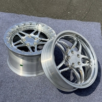 Jantes arrière Beadlock en alliage d'aluminium forgé sur mesure, entraxes 5x114.3 5x120, dimensions 18x5 17x4, neuves, garantie 5 ans, pour Drag Racing Muscle