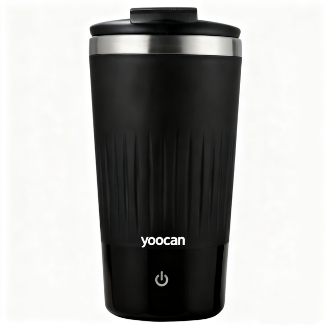 Electric Heating Travel Cup, Intelligent Temperature Control, Stainless Steel Office and Household Coffee Cup