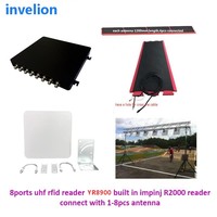 Solution de système de chronométrage de course RFID UHF 4 ports avec lecteur RFID UHF à puce Impinj R2000 pour la lecture de plusieurs balises en cyclisme et course à pied