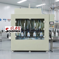 Machine de remplissage automatique Solidpack 1-5L pour détergent et nettoyant WC – Remplisseur de liquides résistant à la corrosion