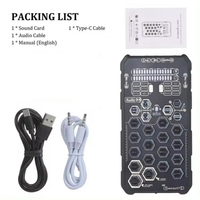 Dropshipping K9 DJ Mixer Changeur de Voix Mixeur Audio Carte Son Live