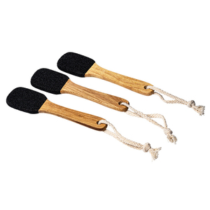 WELLFLYER Lime à pied en bois jetable double face WOFTF-021 pour enlever les callosités Papier de verre en bois de petite taille Pédicure pour les <span class=keywords><strong>pieds</strong></span> - Product Image 1