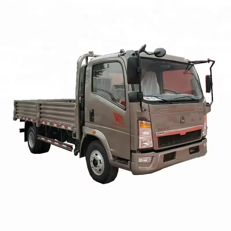 Véhicule diesel de camion de transport à plat de camion léger de SINOTRUK HOWO 4x2