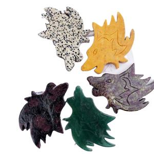 Nueva Llegada: Placas de Cristal Talladas a Mano con Gemas de Feng Shui, Adornos de Granate y Lapislázuli para Meditación, Regalo - Product Image 1