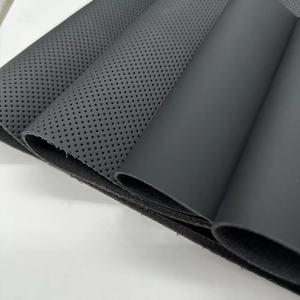 Chất lượng cao tùy chỉnh lỗ xe nội thất sợi nhỏ vải bìa da tổng hợp da sơn dương với lỗ khả năng hiển thị cao - Product Image 2