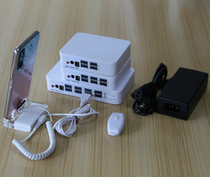 6 telepon USB Multi-channel perangkat kontrol anti-maling penyangga tampilan keamanan Ponsel sistem Alarm penahan ponsel - Product Image 5
