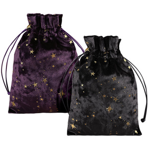 Sac à cordon en flanelle douce pour nappe de carte de tarot et rangement en pierre de cristal pour les cérémonies - Product Image 5
