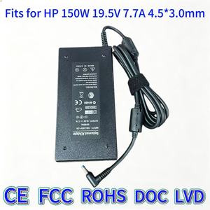 Adaptador de Corriente Delgado para Portátil de 150W 19.5V 7.7A con Punta Azul de 4.5 3.0mm Compatible con HP <span class=keywords><strong>Omen</strong></span> ZBook Gaming Notebook - Product Image 1