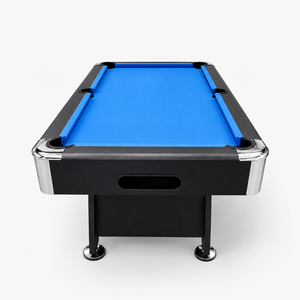 Table de <span class=keywords><strong>billard</strong></span> classique de petite taille prête à être expédiée, design simple, 6 pieds, 3 en 1, avec retour automatique des billes - Product Image 1