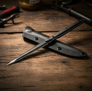 มีดกังฟูเหล็กกล้าไร้สนิมจีนหลงเฉวียน ใบมีดตีขึ้นรูปชิ้นเดียว สำหรับทำปลอกดาบ DIY และชุดเข็มชา - Product Image 2