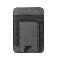 Slot Kartu Elastis Modis untuk Dompet Kartu Bisnis, Tempat Kartu Kapasitas Tinggi dengan Magnet Kuat untuk Seri iPhone 13-17