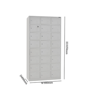 Armoire de chambre à coucher en acier laminé à froid, casier sécurisé à 15 portes avec serrure à clé, casier pour personnel - Product Image 6