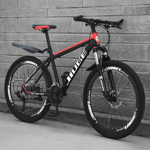 Bicicleta de Montaña Nueva de <span class=keywords><strong>26</strong></span>/<span class=keywords><strong>27.5</strong></span> Pulgadas, de Acero al Carbono, <span class=keywords><strong>con</strong></span> Frenos de Disco, Suspensión en la Horquilla y Pedales, para Exteriores, <span class=keywords><strong>con</strong></span> Velocidades Variables - Product Image 2