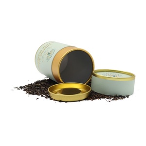 Recyclable Custom Printing Storage <b>Containers</b> Coffee Tea Packaging Cylinder Box Paper Tube Tea Food Round Cylinder Cardboard - Product Image 3