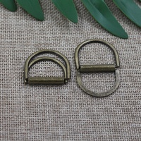 Usine directe haute qualité alliage métal Double d anneau boucle à rouleaux pour vêtements