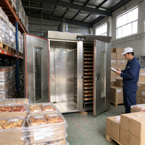 Boîte de fermentation automatique professionnelle en acier inoxydable pour pains et buns, boîte de levage entièrement automatique pour mantou - Product Image 1