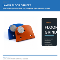 Meules diamantées à changement rapide style Lavina pour ponceuses à béton – Outil de ponçage à segments ronds pour le décapage de revêtements