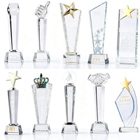 Trophée en cristal de haute qualité, forme personnalisée, trophée en verre K9 vierge, récompense en cristal, trophées en verre cristal