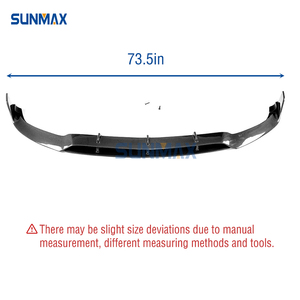 Alerón Delantero de Fibra de Carbono para <span class=keywords><strong>Mercedes</strong></span> Benz Clase C W205 <span class=keywords><strong>C43</strong></span> C63 <span class=keywords><strong>AMG</strong></span> 2015 2016 <span class=keywords><strong>2017</strong></span> 2018, Piezas de Carrocería, Accesorios Exteriores - Product Image 5