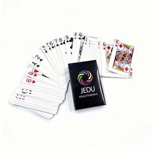 Cartes de jeu personnalisées avec logo OEM, prix bas, cartes de poker publicitaires en plastique, cartes à jouer en papier - Product Image 3