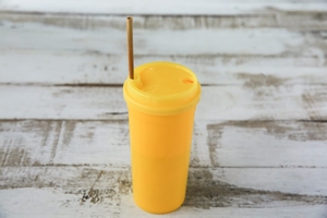Stylish PP <b>Plastic</b> Juice Cup Disposable Party <b>Drinkware</b> with Matching Lids for Iced Coffee Smoothies and Cocktails - Product Image 4