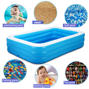 <span class=keywords><strong>Piscine</strong></span> gonflable familiale grande taille <span class=keywords><strong>pour</strong></span> intérieur/extérieur, jardin, pelouse, bleue, <span class=keywords><strong>pour</strong></span> enfants et adultes GARIDA - Product Image 6