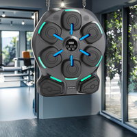 GORDON Machine de boxe murale intelligente électronique One Punch Home Boxing Workout en PU avec musique et gants de boxe