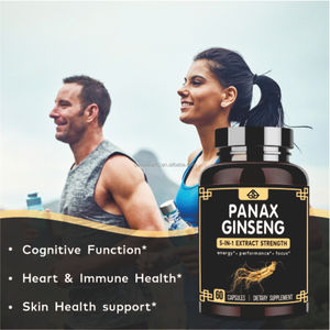 Suplemento OEM de Panax Ginseng, Ashwagandha, Té Verde, Ginkgo Biloba y Remolacha para la Salud Cognitiva, Cardíaca, Inmunológica y de la Piel en Adultos, 60 Cápsulas - Product Image 2