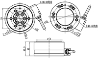 Capteur de force et de couple multi-axes pour le contrôle de la force en temps réel, l'assemblage robotique, la rétroaction haptique, la recherche en réadaptation et le meulage