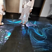 Équipement publicitaire en gros : Mur vidéo interactif 3D avec mapping, jeu interactif, projecteur mural et de sol holographique immersif 3D