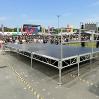 2026 TFR Meilleure Vente 2m*1m Treillis d'affichage carré en contreplaqué certifié TUV en aluminium pour scène portable d'événements et de mariages en extérieur et en intérieur