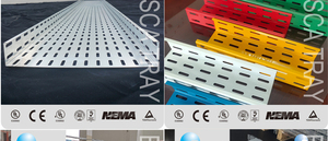 Sơn tĩnh điện màu cam Cáp Trunking Cáp Duct sản xuất hot trên bán tại Trung Quốc - Product Image 2