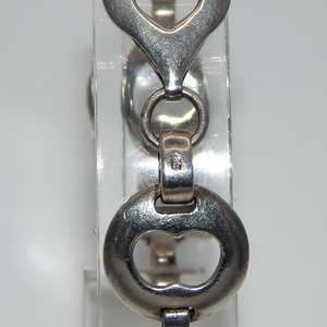 . 925 bracciale a catena cuore in argento Sterling - Product Image 1