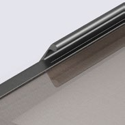 Profil Ekstrusi Aluminium Rangka Pintu Kabinet Tersembunyi Radius 22mm Grosir XUNKAI OEM Kustom