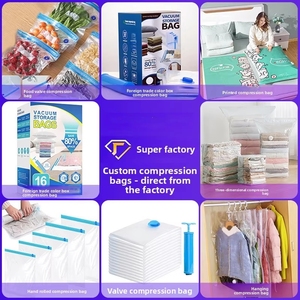 <span class=keywords><strong>Bolsas</strong></span> de Compresión <span class=keywords><strong>al</strong></span> Vacío de Material PAPE con Bomba Manual <span class=keywords><strong>para</strong></span> <span class=keywords><strong>Ropa</strong></span>, Edredones y Colchones - Bolsa Reutilizable <span class=keywords><strong>para</strong></span> Ahorrar Espacio - Product Image 2