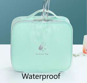Sac médical Oxford étanche de grande capacité Organisateur de trousse de premiers soins portable avec poches pour la maison en plein air - Product Image 6