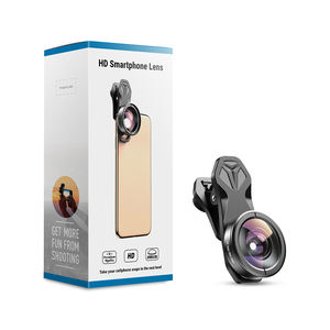 Apexel 4 K HD เคลือบเลนส์ซูเปอร์มุมกว้าง 170 องศาโลหะ mini คลิปเลนส์สำหรับ HUAWEI <span class=keywords><strong>iPhone</strong></span> <span class=keywords><strong>XS</strong></span> Max Android - Product Image 1