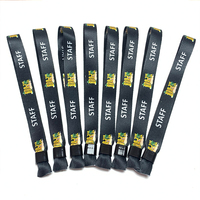 Bracelets en tissu personnalisés pour festivals de musique, bracelets écologiques, bracelets de festival, bracelets en tissu tissé