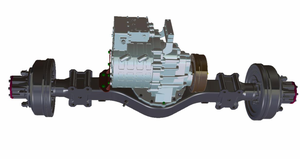 Motor de Eje Trasero Sincrónico de Imán de 110kw de la Marca Brogen, Nuevo, para Autobús, 2*7060 N.m Torque 18.58 - Product Image 3