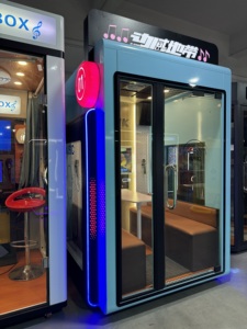 Cabine de karaoké JFP pour 4 joueurs, cabine insonorisée à monnayeur, mini-salle de karaoké pour centre commercial et parc d'attractions - Product Image 5
