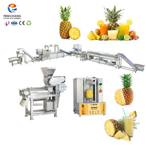 Commercial Pineapple <b>Juice</b> Processing Line Pineapple Washing Peeling and <b>Juice</b> <b>Squeezer</b> Machine - Product Image 1