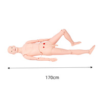 Maniquí de Enseñanza de Cuidado de Traumas de PVC Avanzado DARHMMY - Modelo Completo para Entrenamiento Médico y de Enfermería