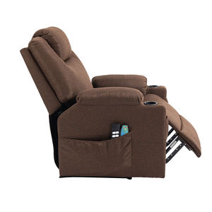 Fauteuil inclinable moderne en PU <span class=keywords><strong>noir</strong></span> avec fonction de massage pour la maison, le bureau, le salon, la chambre ou l'atelier - Product Image 3