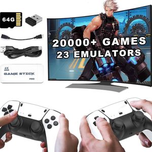 Console de <span class=keywords><strong>Jeu</strong></span> Rétro Sans Fil HDMI 4K Plug & Play avec Plus de 20 000 Jeux, Double Manette Sans Fil 2.4G, Jeux Vidéo Rétro en Plastique Usagé - Product Image 1