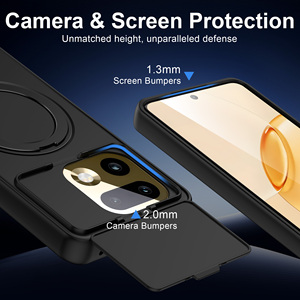 Para Realme C83/P4 <span class=keywords><strong>Lite</strong></span> 4G/P4 Power/16 Pro+ Funda Magnética Antigolpes con Protección Total de Lente, Diseño Compacto 360 °   Funda Antihuellas para Teléfono - Product Image 4