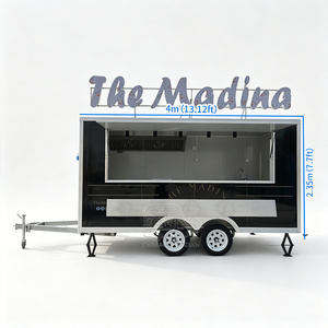 Remolque de Comida Comercial con Ventana de Servicio, Totalmente Equipado, para Alitas de Pollo Fritas, Remolque Móvil de Bebidas, Remolque de Concesiones - Product Image 4