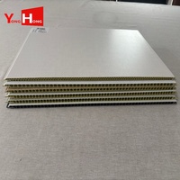 Panel de Techo Cuadrado Moderno de PVC Ecológico e Impermeable de 200x7mm, Directo de Fábrica Yonghong, para Dormitorio, Apartamento y Baño