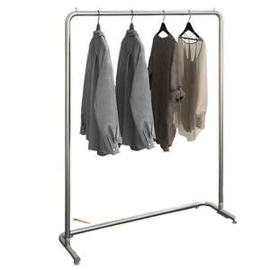 Porte-manteau pour femmes célébré par Internet support de suspension <span class=keywords><strong>en</strong></span> acier inoxydable présentoir de magasin étagère à vêtements spéciale <span class=keywords><strong>en</strong></span> métal durable - Product Image 5