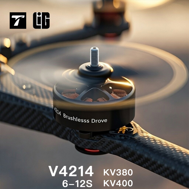 4214 Brushless Motor 380KV 400KV High Thrust for X-Class Cinematic FPV Drone Agricultural UAV Heavy Lift Quadcopter 6-12S Parts